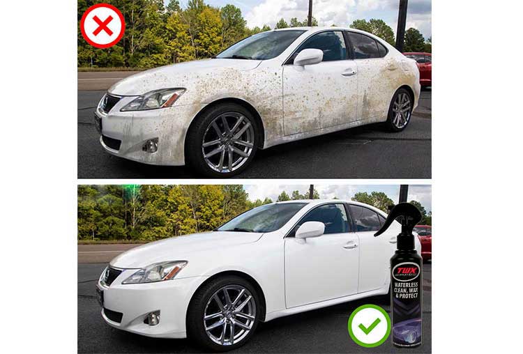 TWX® Auto 3-in-1 Waterless Clean, Wax and Protect