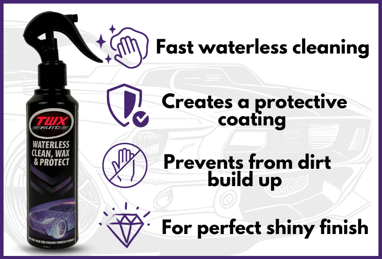 3-in-1 Waterless Clean, Wax and Protect for Car Exterior