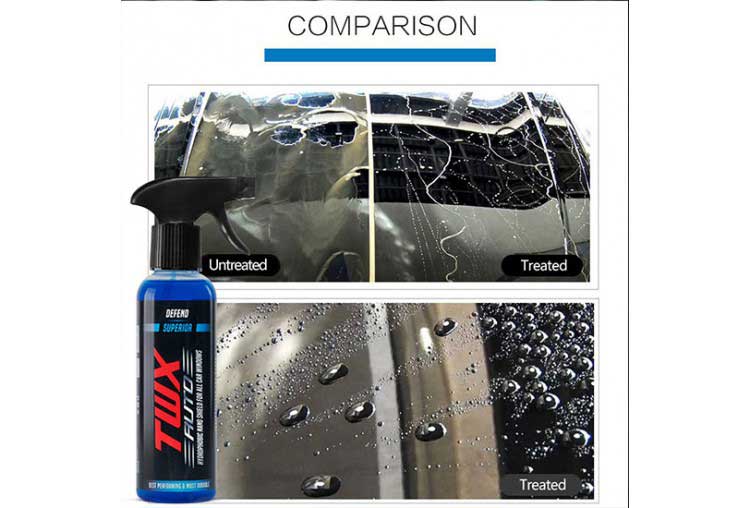 TWX® Auto Windows Water-Repelling Nano Coating for Car Windows